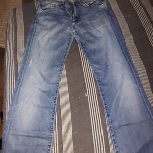 7 For All Mankind Light Blue Flare Jeans